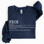 Feck Definition, Funny, Irish, Lucky, St. Paddy's Day, Clover, Shamrock, Lucky Charm, St Patrick's Day Sweatshirt