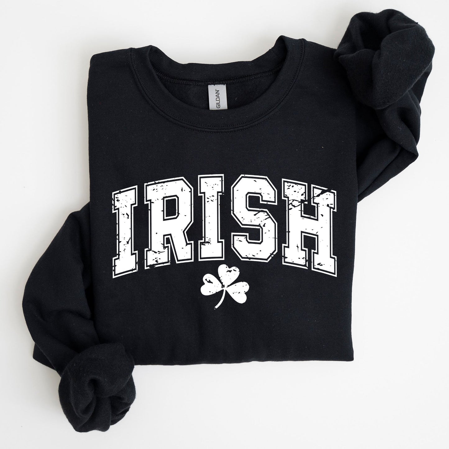 Irish, Lucky, St. Paddy's Day, Clover, Shamrock, Lucky Charm, St Patrick's Day Sweatshirt