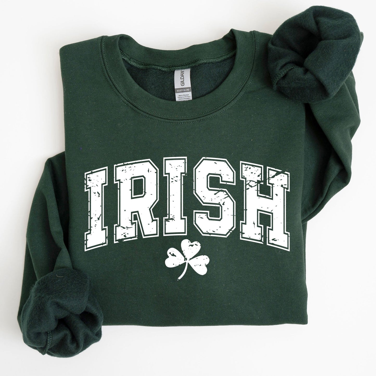 Irish, Lucky, St. Paddy's Day, Clover, Shamrock, Lucky Charm, St Patrick's Day Sweatshirt