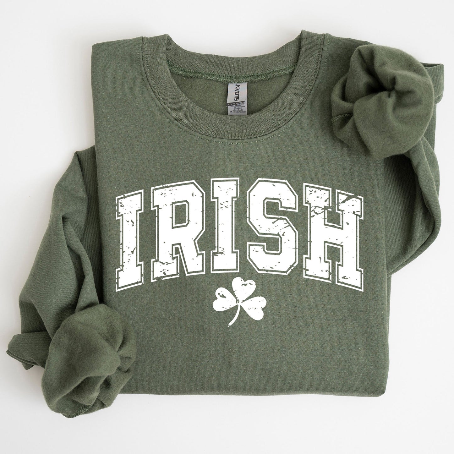 Irish, Lucky, St. Paddy's Day, Clover, Shamrock, Lucky Charm, St Patrick's Day Sweatshirt
