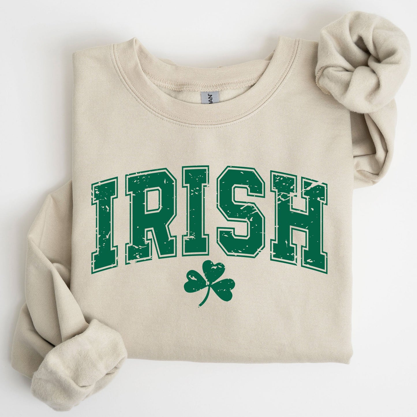 Irish, Lucky, St. Paddy's Day, Clover, Shamrock, Lucky Charm, St Patrick's Day Sweatshirt