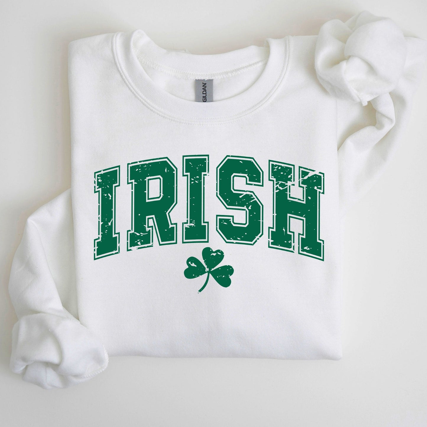 Irish, Lucky, St. Paddy's Day, Clover, Shamrock, Lucky Charm, St Patrick's Day Sweatshirt