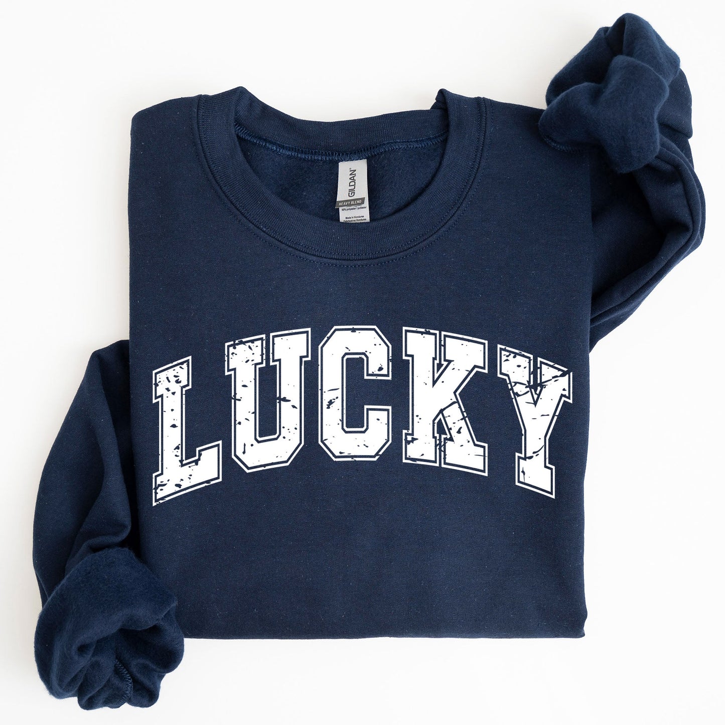 Lucky, St. Paddy's Day, Coquette, Bow, Clover, Shamrock, Irish, Lucky Charm, St Patrick's Day Sweatshirt