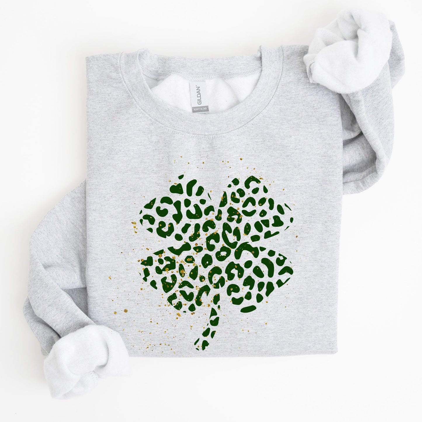 Shamrock, Clover, St. Paddy's Day, Coquette, Bow, Lucky, Irish, Lucky Charm, St Patrick's Day Sweatshirt