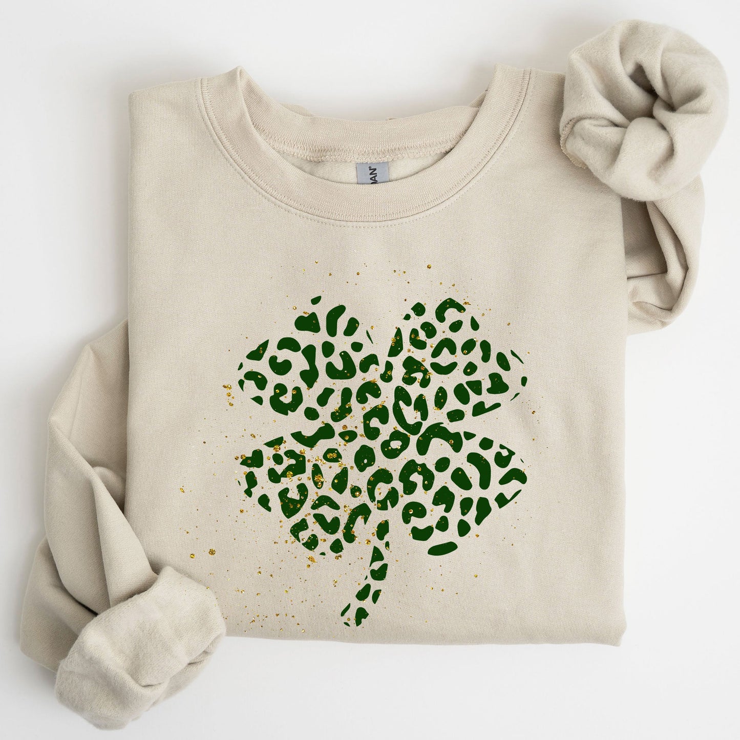 Shamrock, Clover, St. Paddy's Day, Coquette, Bow, Lucky, Irish, Lucky Charm, St Patrick's Day Sweatshirt