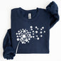 Dandelion, St. Paddy's Day, Coquette, Bow, Clover, Shamrock, Lucky, Irish, Lucky Charm, St Patrick's Day Sweatshirt