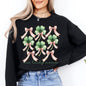 One Lucky Mama, St. Paddy's Day, Coquette, Bow, Clover, Shamrock, Lucky, Irish, Lucky Charm, St Patrick's Day Sweatshirt