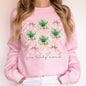 One Lucky Mama, St. Paddy's Day, Coquette, Bow, Clover, Shamrock, Lucky, Irish, Lucky Charm, St Patrick's Day Sweatshirt