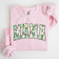 Mama, Vintage, St. Paddy's Day, Clover, Shamrock, Lucky, Irish, Lucky Charm, St Patrick's Day Sweatshirt