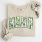 Mama, Vintage, St. Paddy's Day, Clover, Shamrock, Lucky, Irish, Lucky Charm, St Patrick's Day Sweatshirt