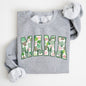 Mama, Vintage, St. Paddy's Day, Clover, Shamrock, Lucky, Irish, Lucky Charm, St Patrick's Day Sweatshirt
