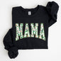 Mama, Retro, St. Paddy's Day, Clover, Shamrock, Lucky, Irish, Lucky Charm, St Patrick's Day Sweatshirt