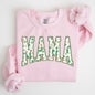 Mama, Retro, St. Paddy's Day, Clover, Shamrock, Lucky, Irish, Lucky Charm, St Patrick's Day Sweatshirt