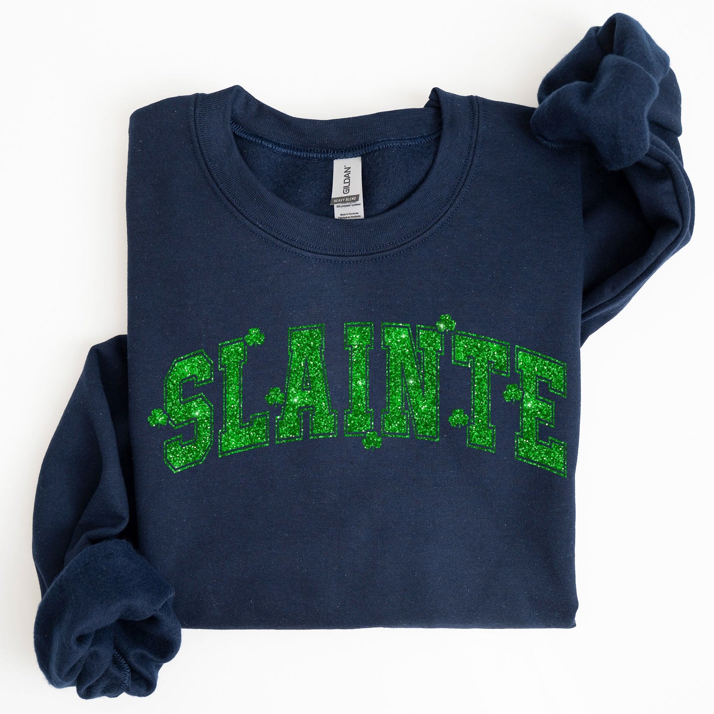 Slainte, Shamrock, Clover, Lucky, Irish, Lucky Charm, Retro, St Patrick's Day Sweatshirt