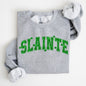 Slainte, Shamrock, Clover, Lucky, Irish, Lucky Charm, Retro, St Patrick's Day Sweatshirt