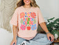 Fourth Grade, Boho, Teacher, Back to School, Floral, First Day of School, Cute, Teacher Appreciation, Coquette, Comfort Colors T-Shirt
