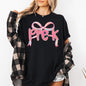 Pre-K, Neon Pink, Teacher, Back to School, Bow, First Day of School, Cute, Teacher Appreciation, Coquette, Comfort Colors T-Shirt