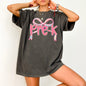 Pre-K, Neon Pink, Teacher, Back to School, Bow, First Day of School, Cute, Teacher Appreciation, Coquette, Comfort Colors T-Shirt