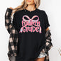 Foutrh Grade, Neon Pink, Teacher, Back to School, Bow, First Day of School, Cute, Teacher Appreciation, Coquette, Comfort Colors T-Shirt