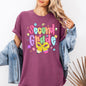 Second Grade, Teacher, Back to School, Neon, Bow, First Day of School, Cute, Teacher Appreciation, Coquette, Comfort Colors T-Shirt