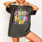 Kindergarten, Teacher, Back to School, Neon, Bow, First Day of School, Cute, Teacher Appreciation, Coquette, Comfort Colors T-Shirt