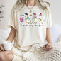 Just A Fourth Grade Goose, Teacher, Back to School, Funny, Bow, First Day of School, Cute, Teacher Appreciation, Coquette, Comfort Colors T-Shirt