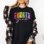 Fourth Grade, Retro, Teacher, Back to School, First Day of School, Cute, Teacher Appreciation, Coquette, Comfort Colors T-Shirt