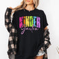 Kindergarten, Retro, Teacher, Back to School, First Day of School, Cute, Teacher Appreciation, Coquette, Comfort Colors T-Shirt