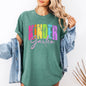 Kindergarten, Retro, Teacher, Back to School, First Day of School, Cute, Teacher Appreciation, Coquette, Comfort Colors T-Shirt