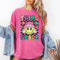 Third Grade, Smiley Face, Teacher, Back to School, First Day of School, Cute, Teacher Appreciation, Coquette, Comfort Colors T-Shirt