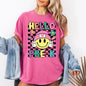 Hello Pre-K, Smiley Face, Teacher, Back to School, First Day of School, Cute, Teacher Appreciation, Coquette, Comfort Colors T-Shirt