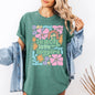 Teach Love Inspire, Teacher, Boho, Floral, Back to School, First Day of School, Cute, Teacher Appreciation, Coquette, Comfort Colors T-Shirt