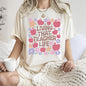 Living That Teacher Life, Boho, Floral, Back to School, First Day of School, Cute, Teacher Appreciation, Coquette, Comfort Colors T-Shirt