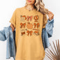 Back to School, Bow, Teacher Icons, Coffee, First Day of School, Cute, Teacher Appreciation, Coquette, Comfort Colors T-Shirt