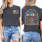 ABCD Back To School Tour, Teacher, Front and Back, First Day of School, Cute, Teacher Appreciation, Coquette, Comfort Colors T-Shirt