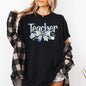 Teacher, Chinoiserie, Bow, Floral, First Day of School, Cute, Teacher Appreciation, Coquette, Comfort Colors T-Shirt