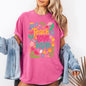 Teach Love Inspire, Floral, Boho, Retro, First Day of School, Cute, Teacher Appreciation, Coquette, Comfort Colors T-Shirt