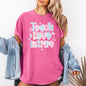 Teach Love Inspire, Pastel, Teacher, Back to School, First Day of School, Cute, Teacher Appreciation, Coquette, Comfort Colors T-Shirt