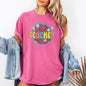 Teacher, Leopard, Daisy, Back to School, First Day of School, Cute, Teacher Appreciation, Coquette, Comfort Colors T-Shirt