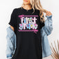 First Grade Teacher, Retro, Checkered, Back to School, First Day of School, Cute, Teacher Appreciation, Coquette, Comfort Colors T-Shirt