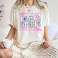 Fourth Grade Teacher, Retro, Checkered, Back to School, First Day of School, Cute, Teacher Appreciation, Coquette, Comfort Colors T-Shirt