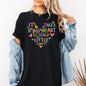 It Takes A Big Heart, Teacher, Back to School, First Day of School, Cute, Teacher Appreciation, Coquette, Comfort Colors T-Shirt
