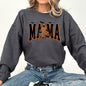 Halloween Mama, Ghost, Checkered, Retro, Vintage, Spooky, Costume, Fall, Graphic Sweatshirt