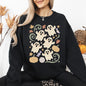Vintage Ghosts, Floral, Halloween, Retro, Spooky, Costume, Fall, Graphic Sweatshirt