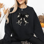 Halloween Bow, Coquette, Minimalist, Retro, Vintage, Spooky, Costume, Fall, Graphic Sweatshirt