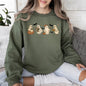 Reading Mini Ghosts, Book Lover, Halloween, Retro, Vintage, Spooky, Costume, Fall, Graphic Sweatshirt