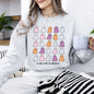 Too Cute to Spook, Mini Ghosts, Halloween, Vintage, Pumpkin, Retro, Spooky, Costume, Fall, Graphic Sweatshirt
