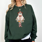 Cute Cowgirl Ghost, Halloween, Western, Vintage, Pumpkin, Retro, Spooky, Costume, Fall, Graphic Sweatshirt