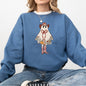 Cute Cowgirl Ghost, Halloween, Western, Vintage, Pumpkin, Retro, Spooky, Costume, Fall, Graphic Sweatshirt