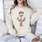 Cute Cowgirl Ghost, Halloween, Western, Vintage, Pumpkin, Retro, Spooky, Costume, Fall, Graphic Sweatshirt